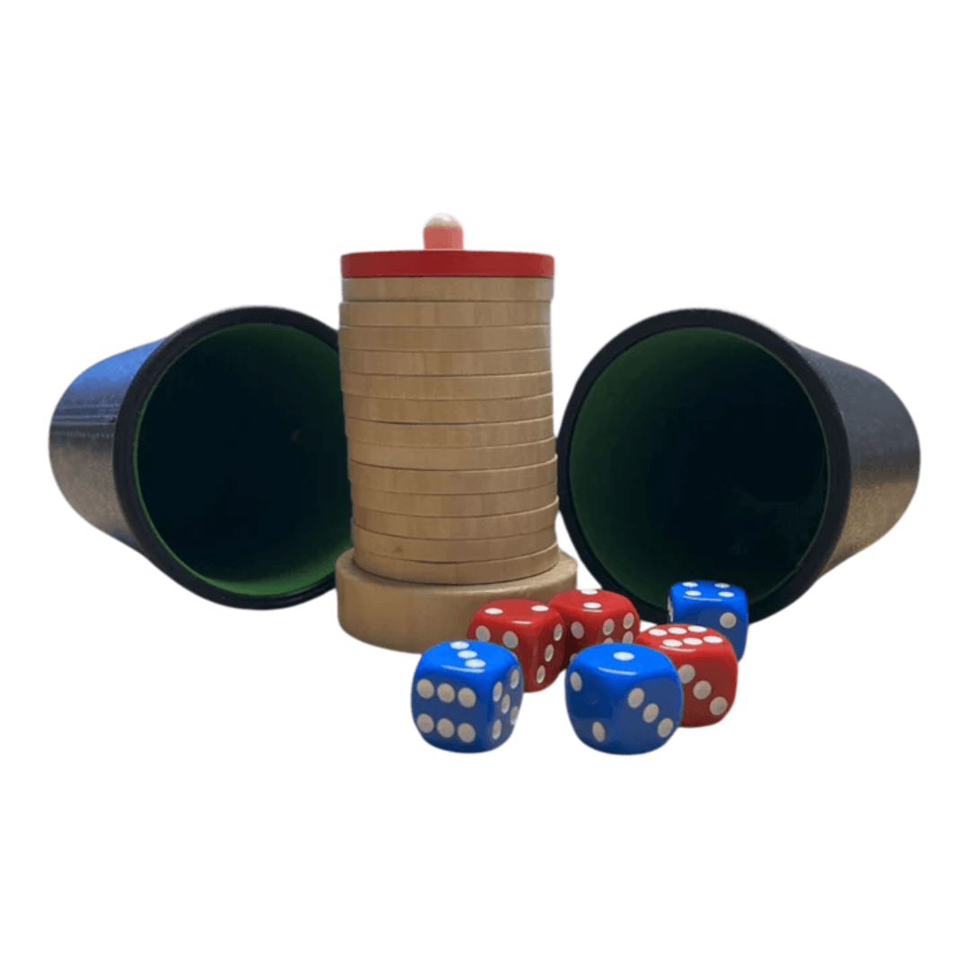 Schockbesteck aus Holz (inkl. Becher & Würfel) - TwentyFourParty