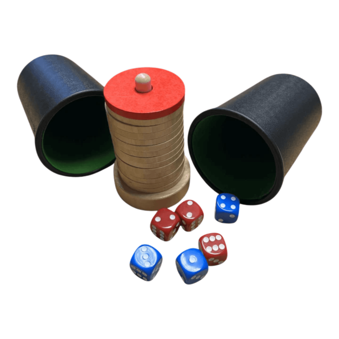 Schockbesteck aus Holz (inkl. Becher & Würfel) - TwentyFourParty