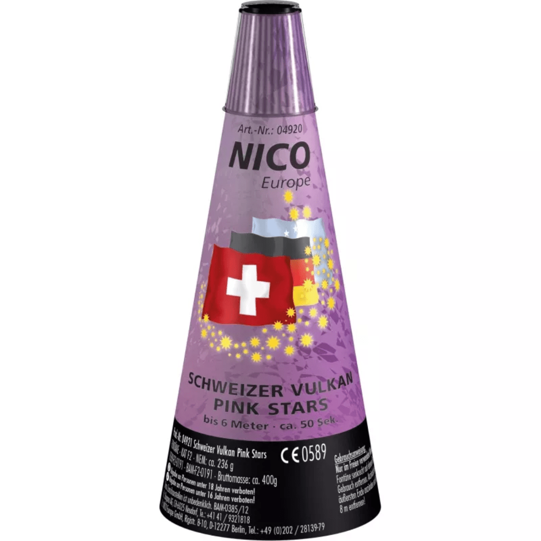 Schweizer Vulkan Pink Stars - TwentyFourParty