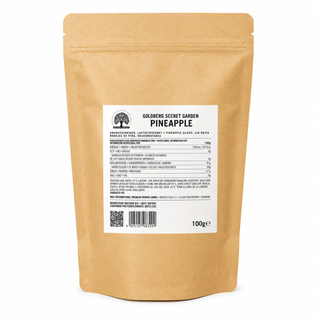 Secret Garden Pineapple 100 g – Luftgetrocknete Ananasscheiben
