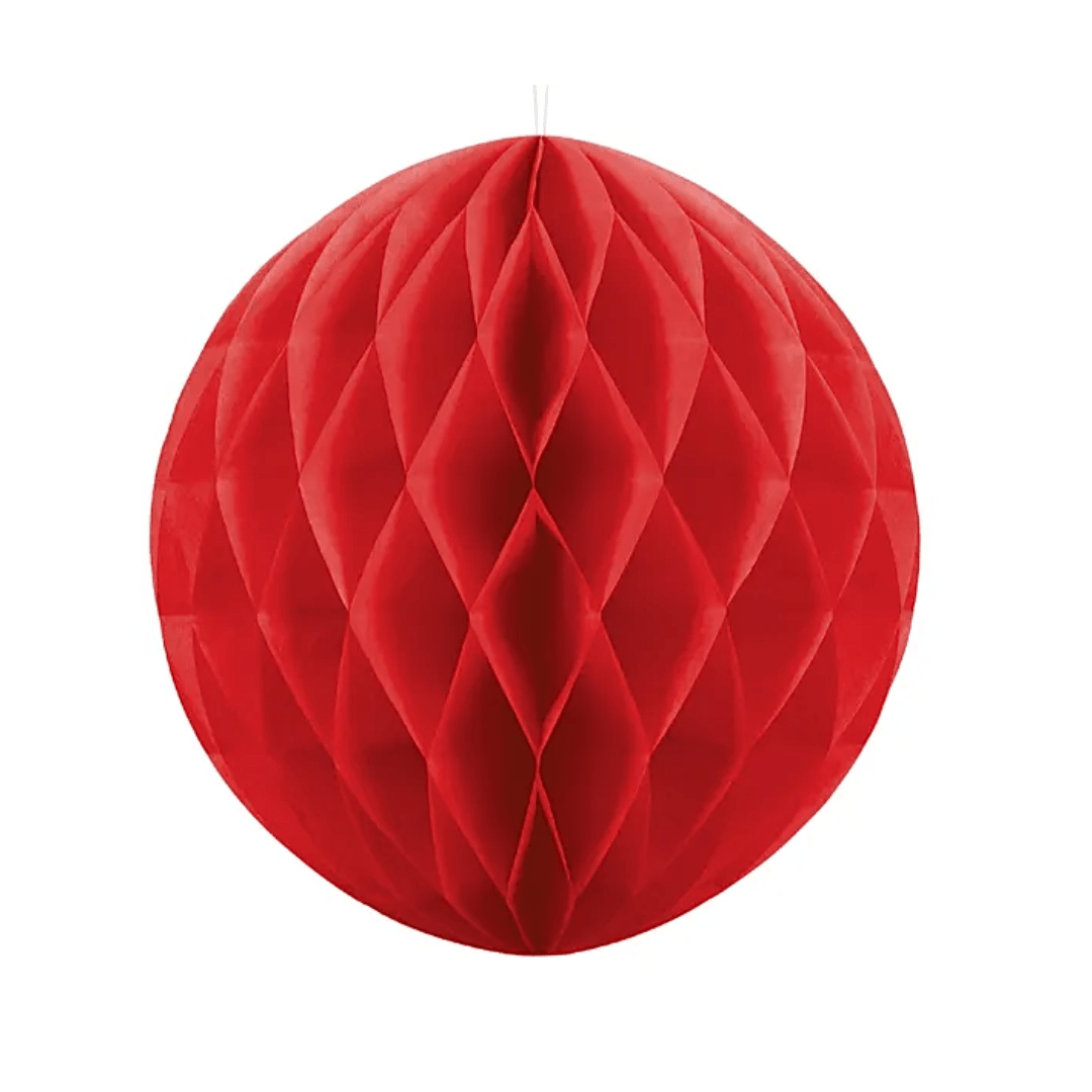 Seidenpapierkugel Rot 30cm - TwentyFourParty