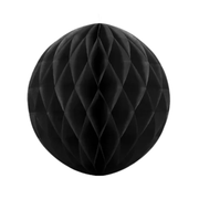 Seidenpapierkugel Schwarz 30cm - TwentyFourParty