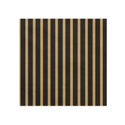 Servietten Schwarz - Gold Gestreift - TwentyFourParty
