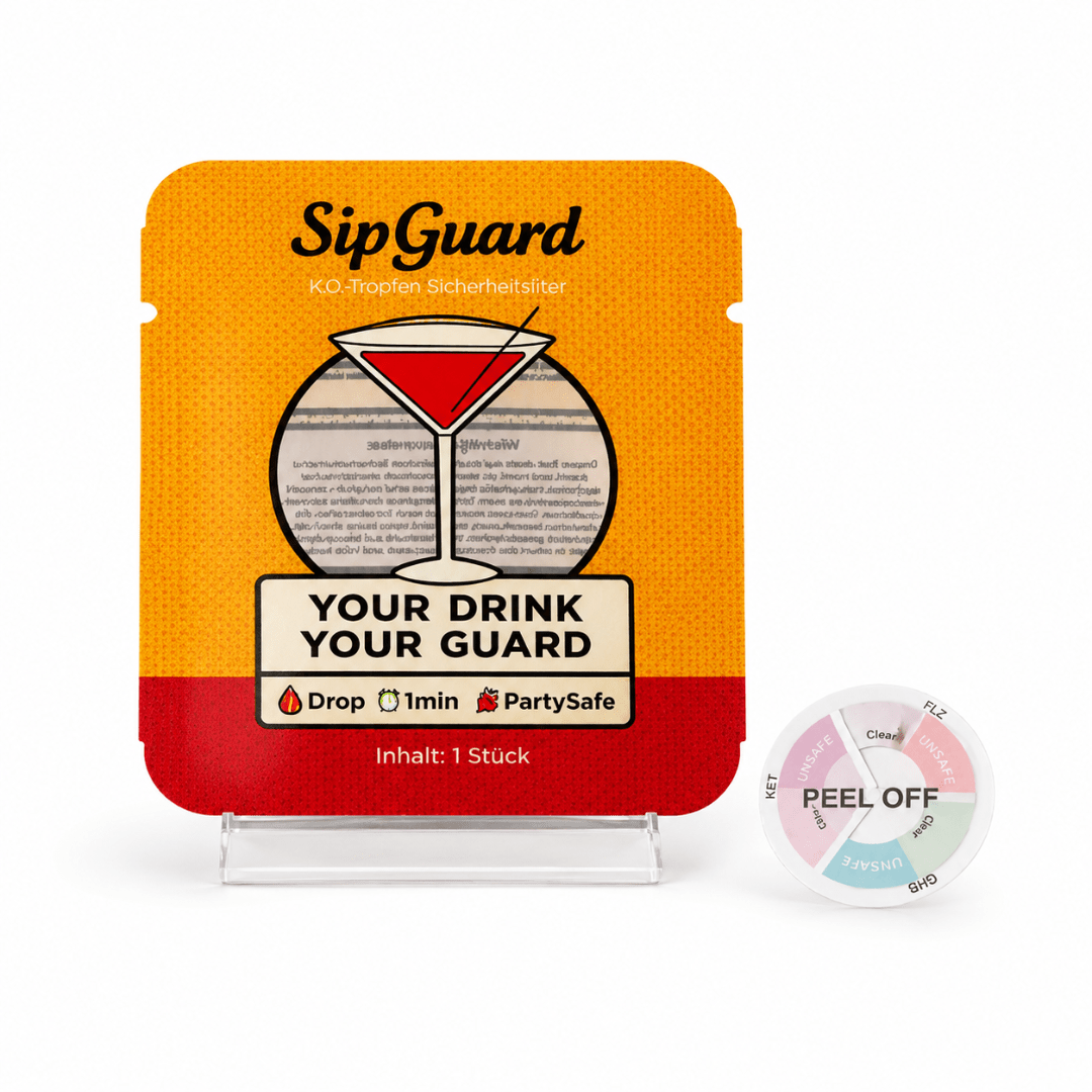 SipGuard Handy - Teststicker – K.O. - Tropfen Schnelltest - TwentyFourParty