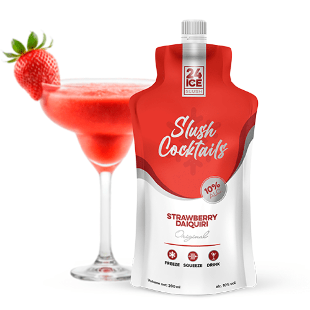 Slush Cocktail Strawberry Daiquiri - TwentyFourParty
