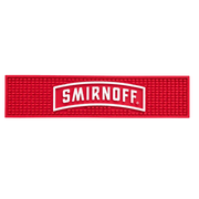Smirnoff Barmatte Rot – Bar Matte für Party & Cocktails - TwentyFourParty