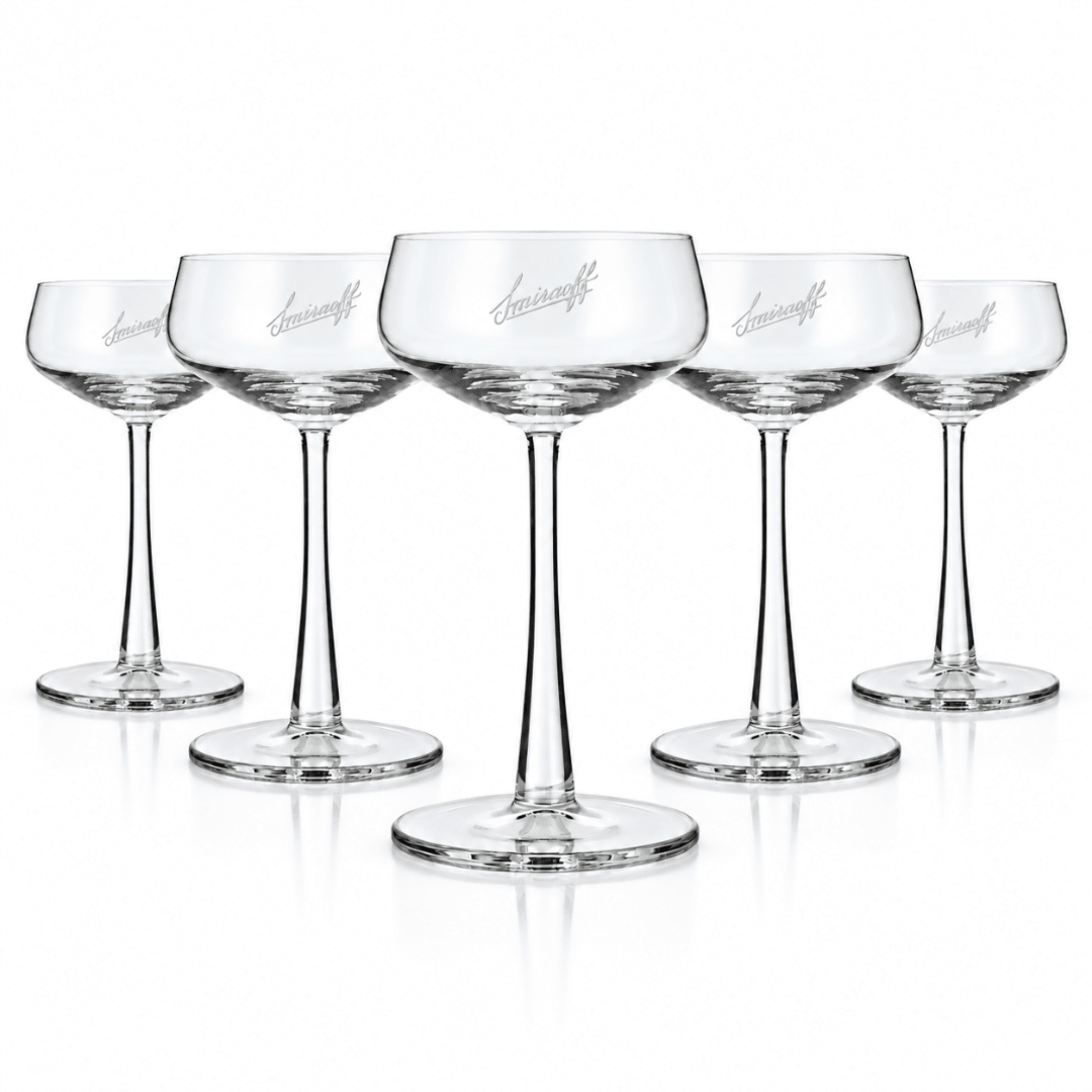 Smirnoff Cocktailschale 170 ml 6 Stück - TwentyFourParty