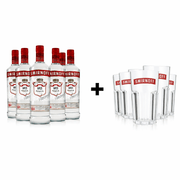 Smirnoff Party Bundle 6x 0,7l + 6 Becher GRATIS - TwentyFourParty