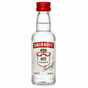 Smirnoff Red Vodka Mini PET 5 cl - TwentyFourParty