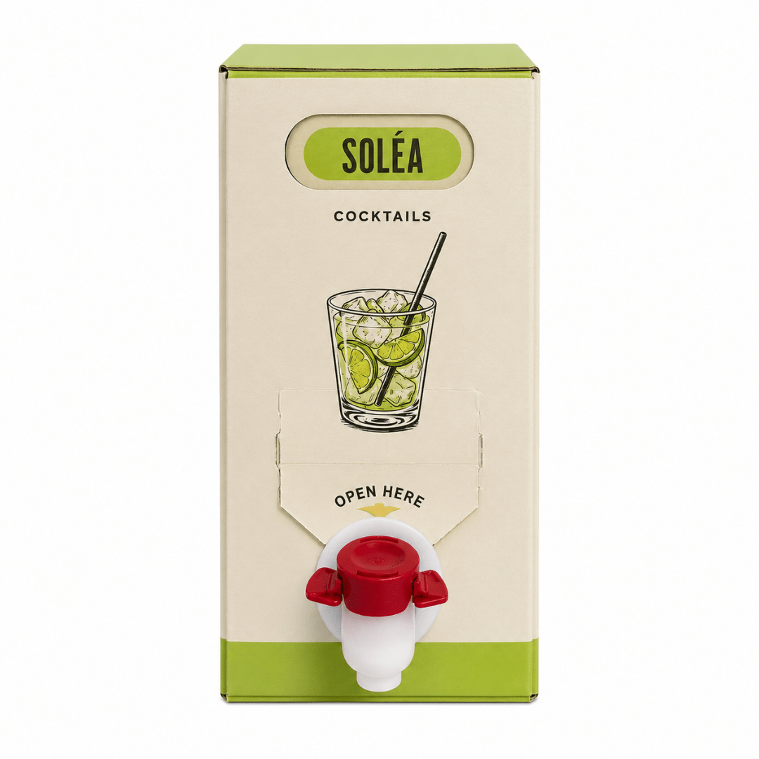 Soléa Caipirinha 1,5 l – Fertigcocktail mit Zapfhahn - TwentyFourParty