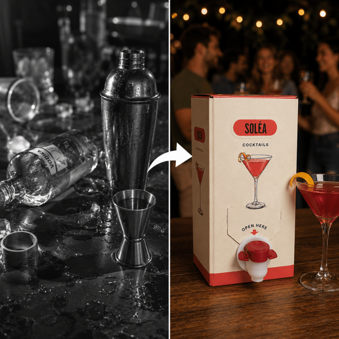 Soléa Cosmopolitan 1,5 l – Fertigcocktail mit Zapfhahn - TwentyFourParty