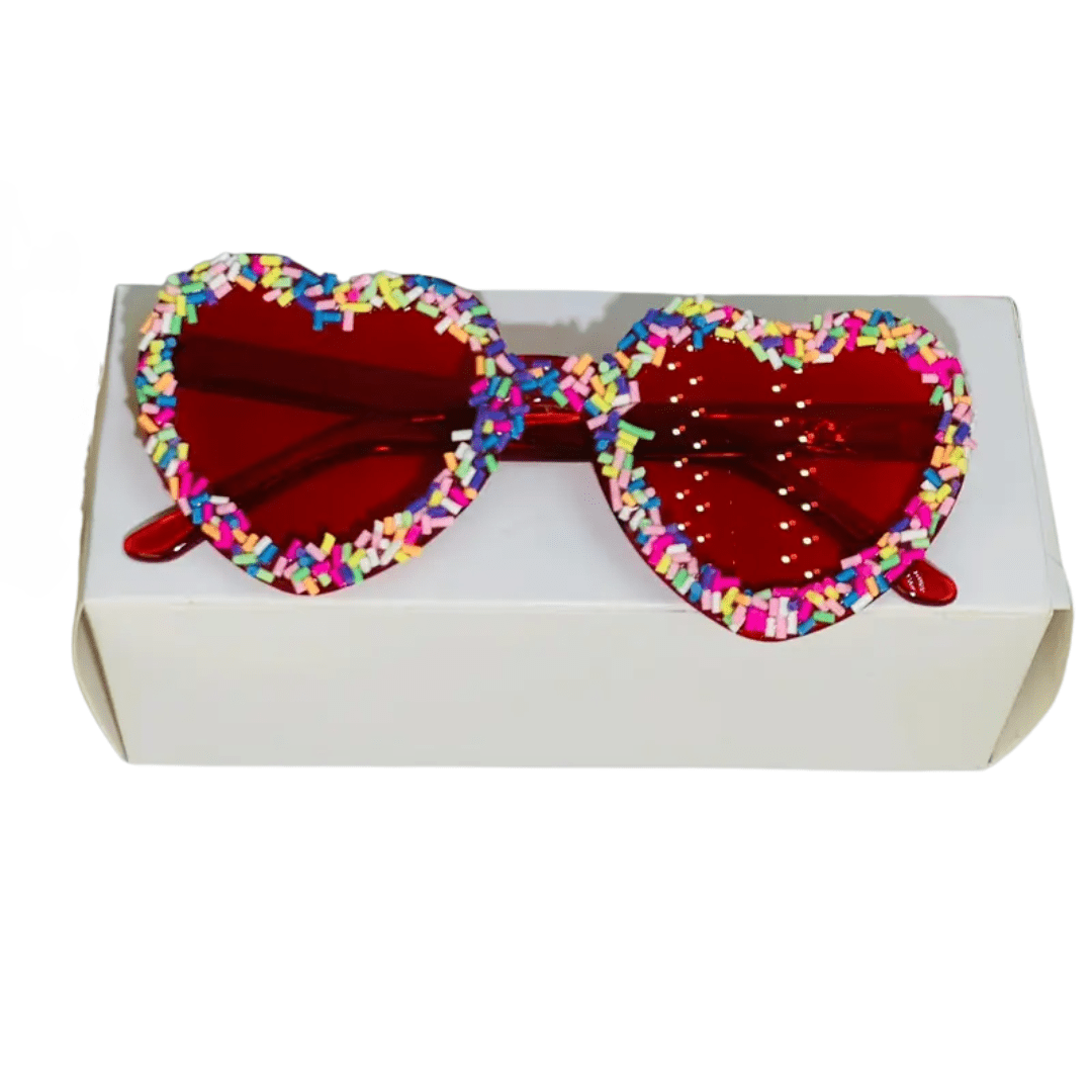 Sonnenbrille Herz Streusel - TwentyFourParty