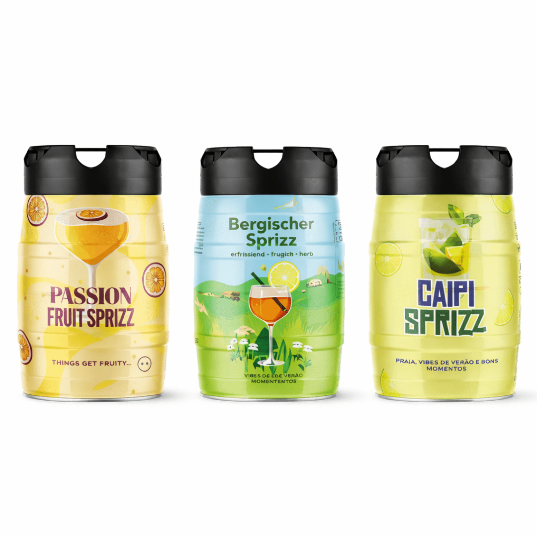Sprizz Party Bundle 3x 5L – Caipi, Passion & Bergischer - TwentyFourParty