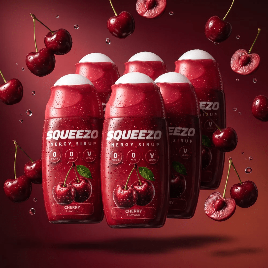 SQUEEZO Cherry Energy Sirup - TwentyFourParty