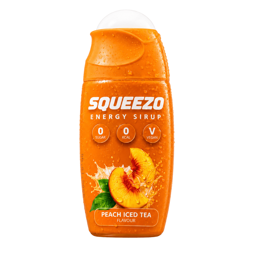 SQUEEZO Peach Iced Tea Energy Sirup - TwentyFourParty