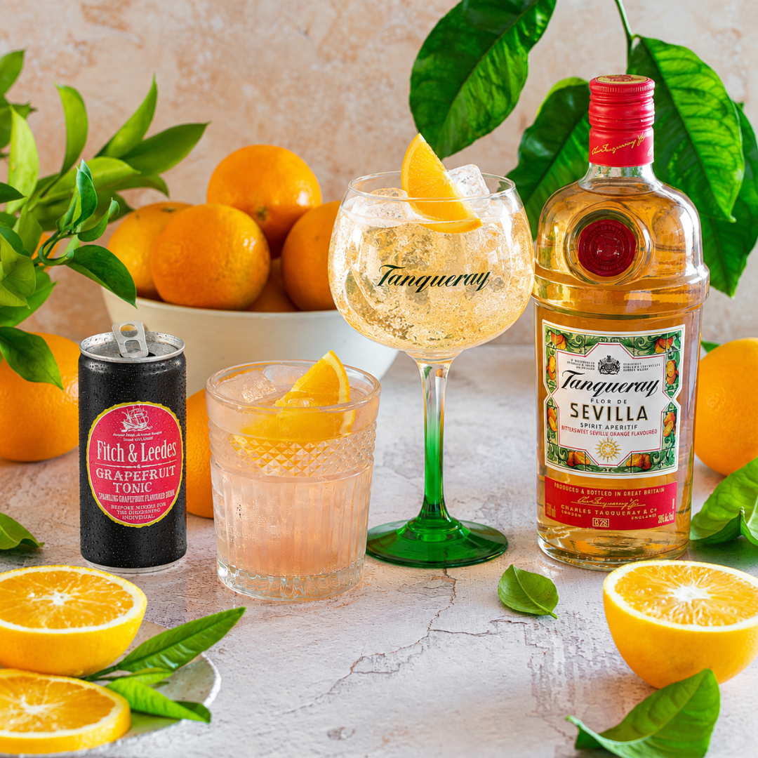 Tanqueray Flor de Sevilla 0,0 % – Alkoholfreier Gin - TwentyFourParty