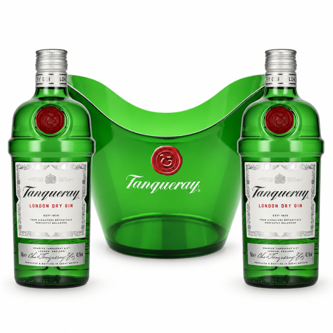 Tanqueray Gin Set mit Getränkekühler 2 x 0,7 l - TwentyFourParty