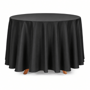 Tischdecke Schwarz Rund 230 cm - TwentyFourParty