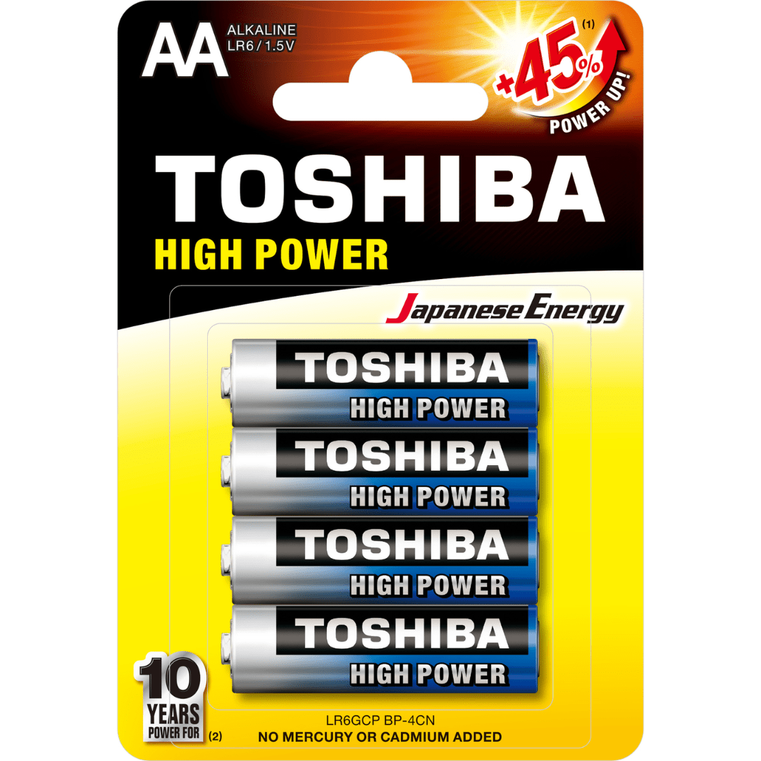 TOSHIBA AA Alkaline Batterien 1,5V - TwentyFourParty
