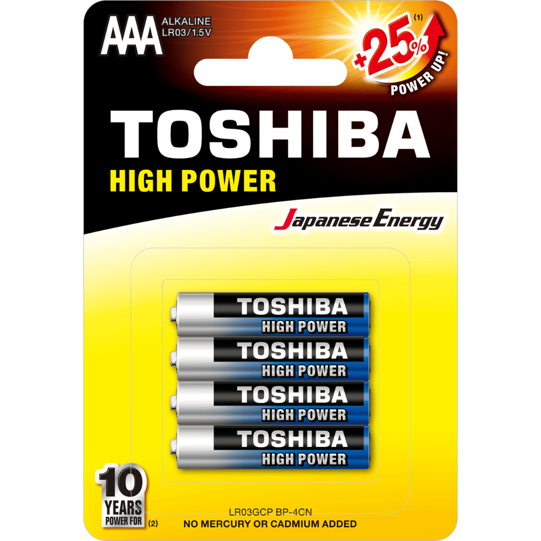 TOSHIBA AAA Alkaline Batterien 1,5V - TwentyFourParty