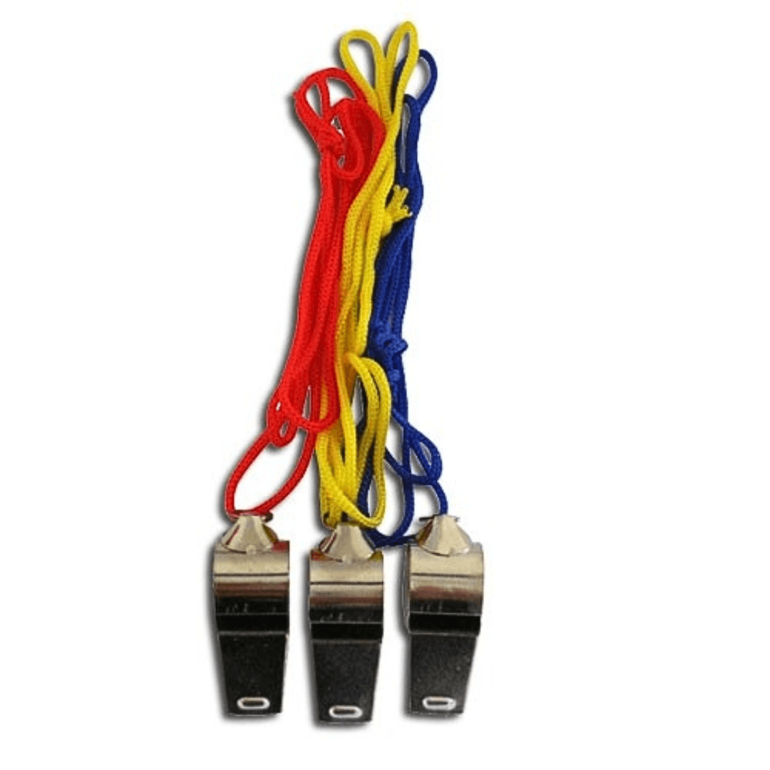 Trillerpfeife Metall 3er Set - TwentyFourParty