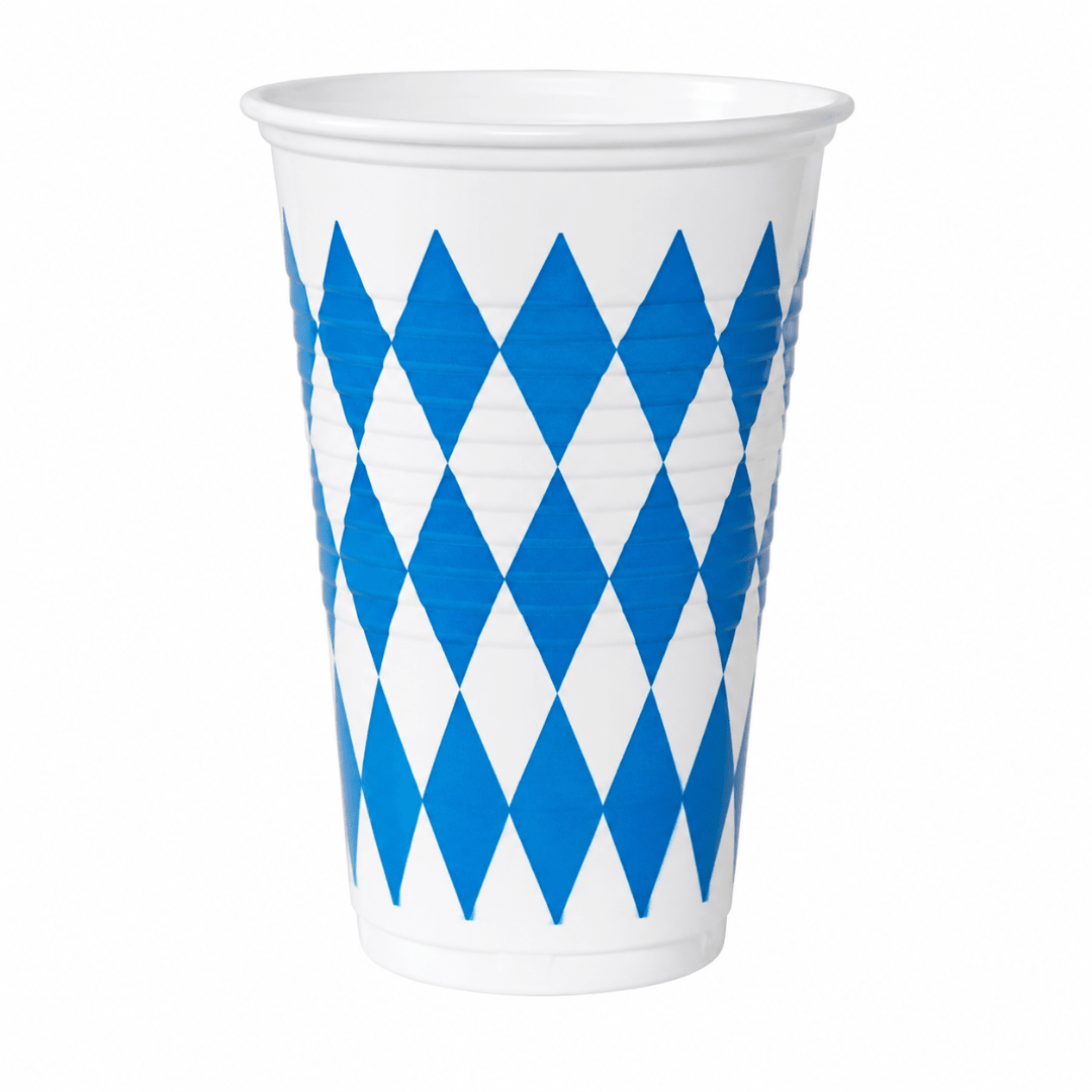 Trinkbecher Bayrische Raute 200 ml 10 Stück - TwentyFourParty