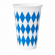 Trinkbecher Bayrische Raute 200 ml 10 Stück - TwentyFourParty
