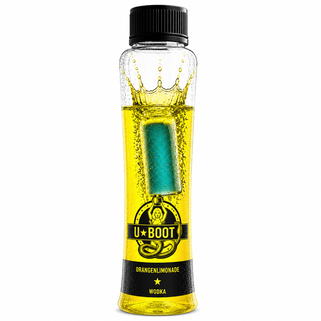 U-Boot Orange Wodka Tauch-Shot 160 ml - TwentyFourParty