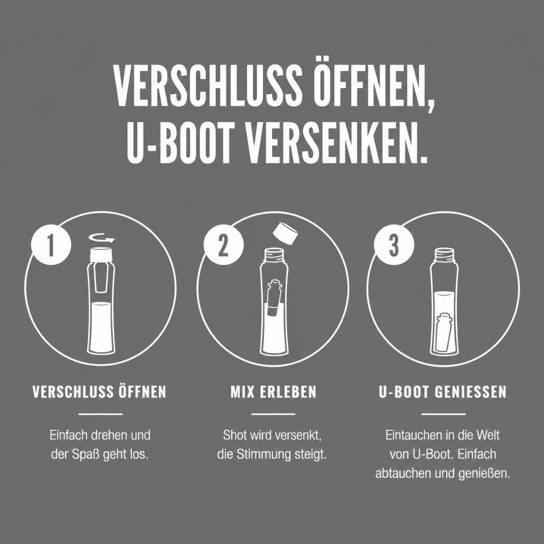 U-Boot Tauch-Shot Mix Set – 4 Sorten - TwentyFourParty