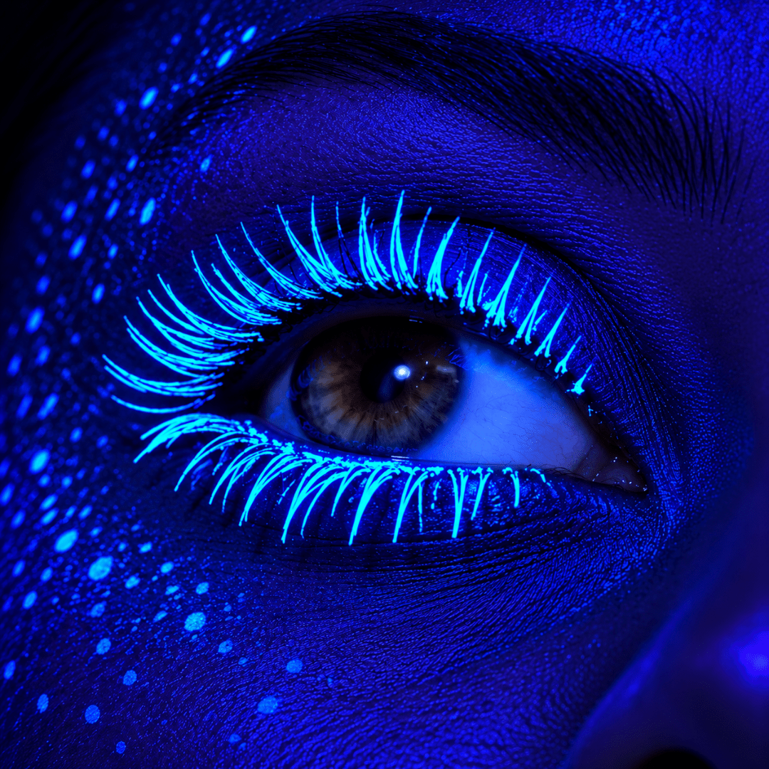 UV Mascara Neon Blau 8 ml - TwentyFourParty