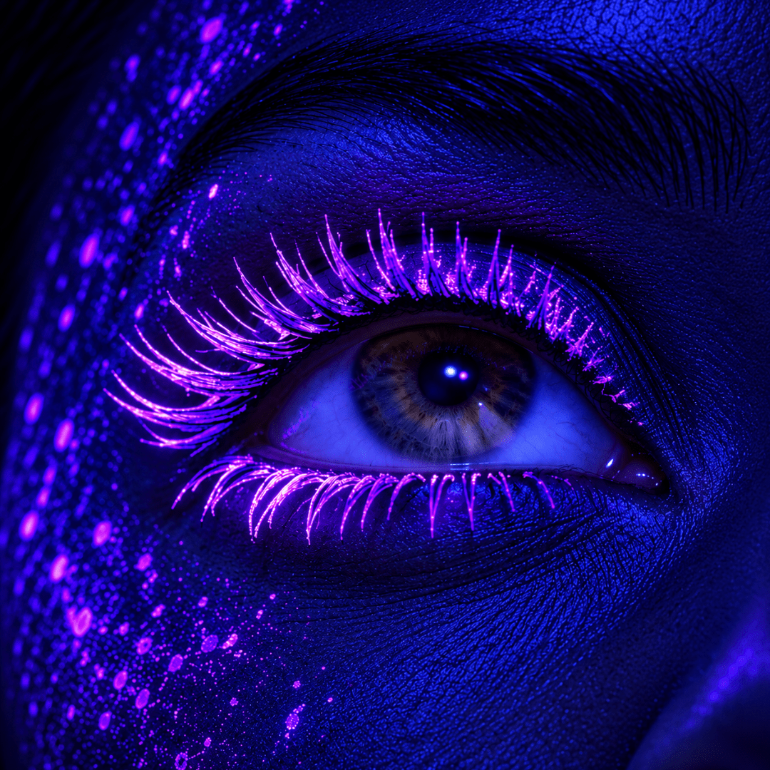 UV Mascara Neon Lila 8 ml - TwentyFourParty