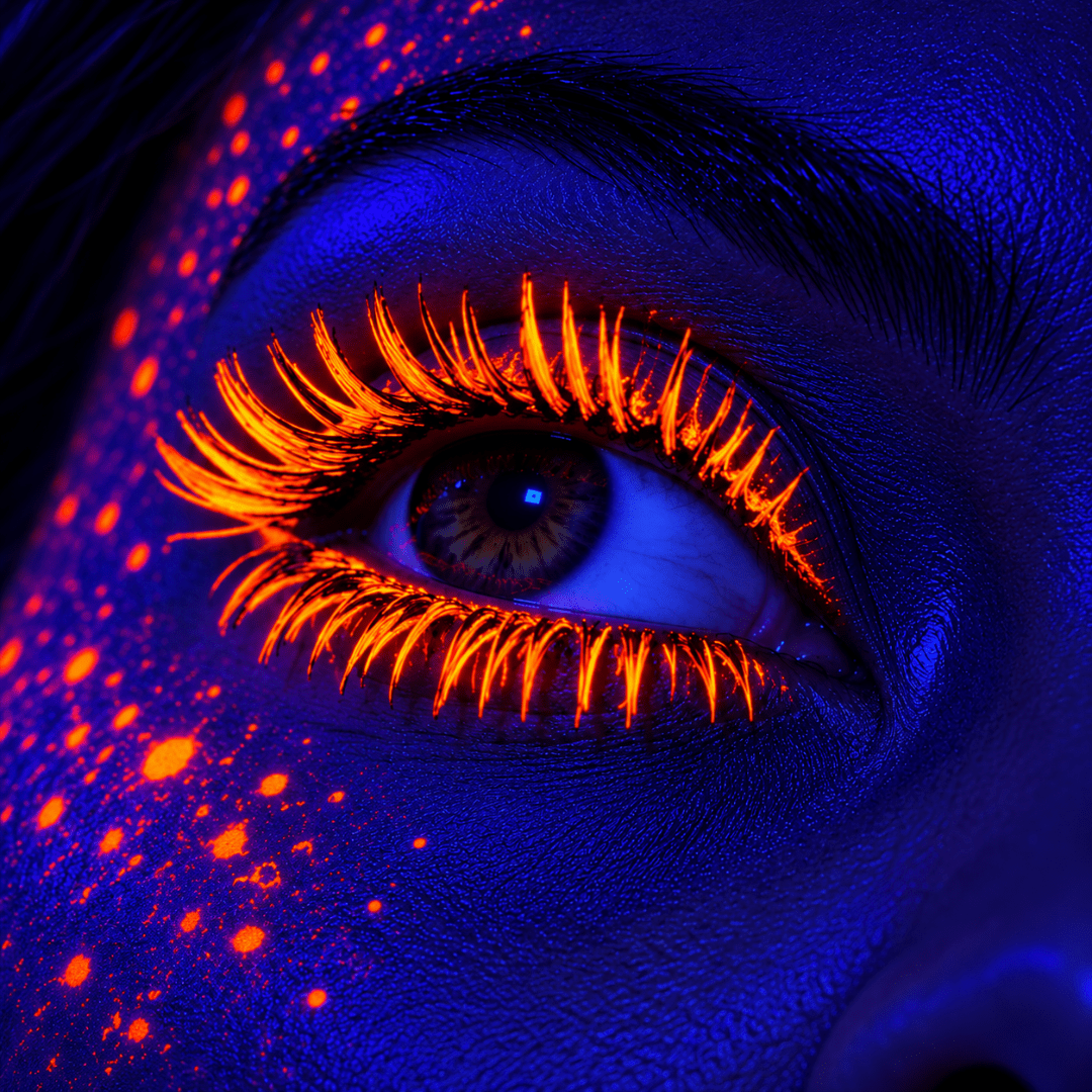 UV Mascara Neon Orange 8 ml - TwentyFourParty