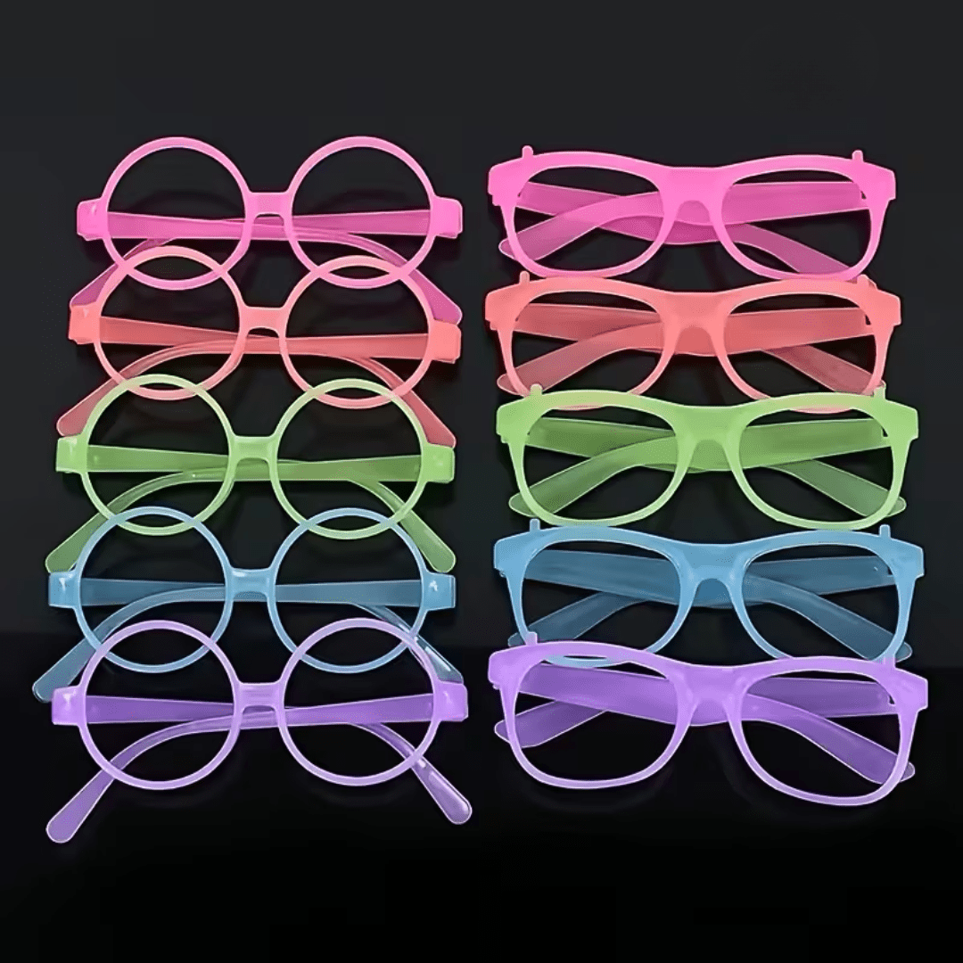 UV Neon Partybrillen Set - TwentyFourParty
