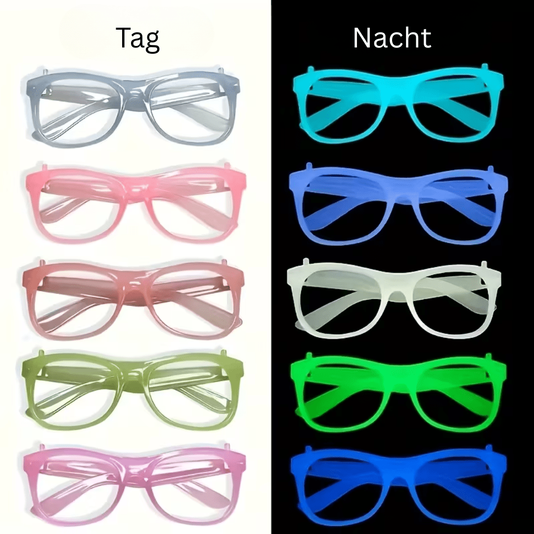 UV Neon Partybrillen Set - TwentyFourParty
