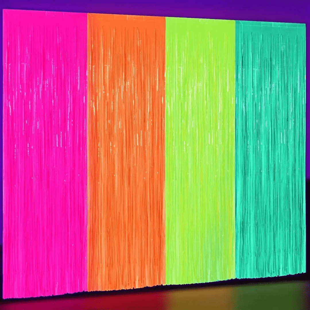 UV Partyvorhang 4er - Pack - TwentyFourParty