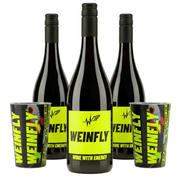Weinfly 3x 0,75l + 2 GRATIS Becher - TwentyFourParty