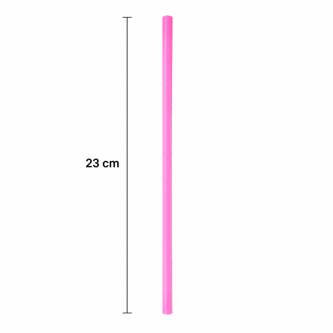 Wiederverwendbare Herz Trinkhalme Rosa 30er Set - TwentyFourParty