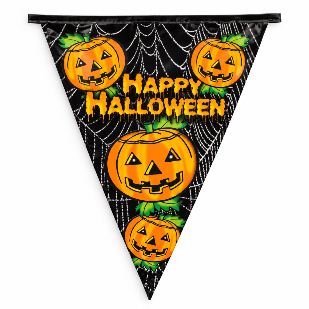Wimpelkette Happy Halloween 5 m - TwentyFourParty