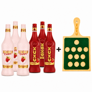 XUXU Party Set – 6 Flaschen + Shot-Tablett gratis - TwentyFourParty