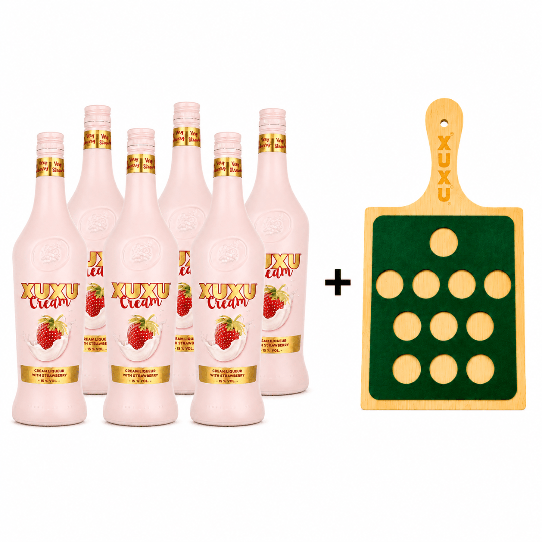 XUXU Strawberry Cream 0,7 l – Erdbeer-Sahne-Likör - TwentyFourParty
