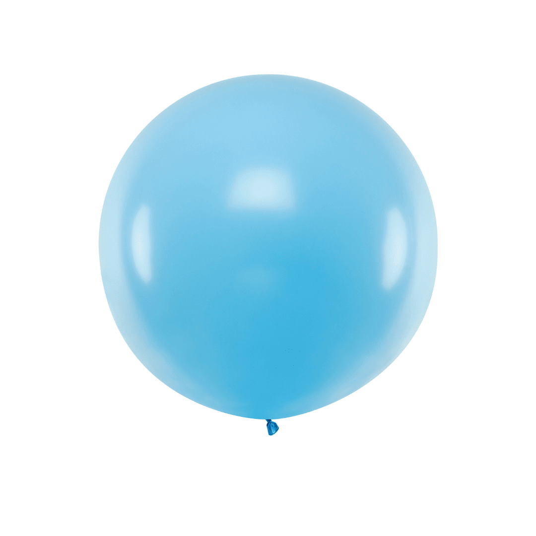 XXL Ballon Hellblau 1 Meter - TwentyFourParty
