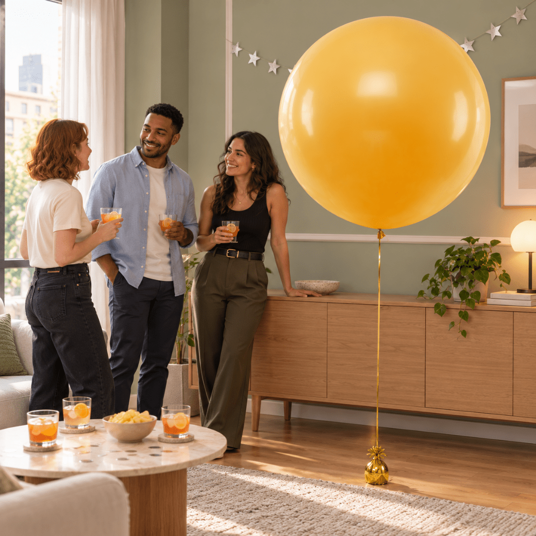 XXL Ballon Metallic Gold 1 Meter - TwentyFourParty