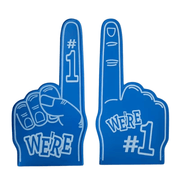 XXL Schaumstoff Finger Blau 45 cm - TwentyFourParty