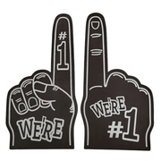 XXL Schaumstoff Finger Schwarz 45 cm - TwentyFourParty