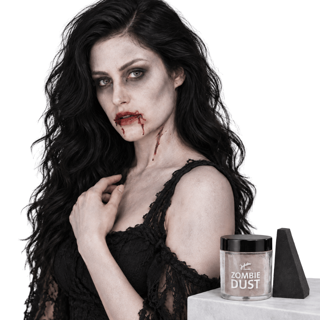 Zombie Dust Farbpulver mit Applikationsschwamm - TwentyFourParty